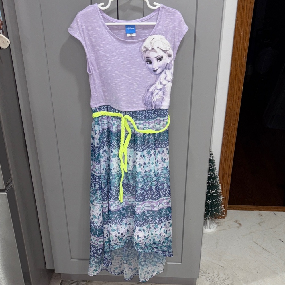 Disney Frozen Kids Dress - Lavender and Aqua